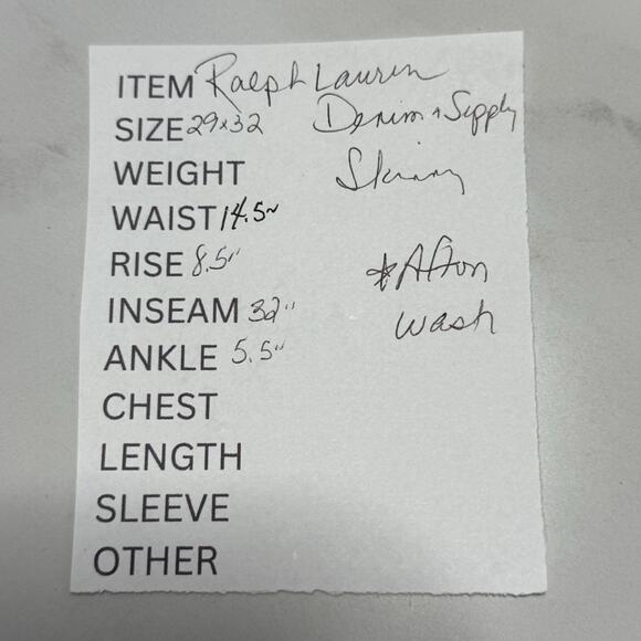 Denim & Supply Ralph Lauren Skinny Jeans Women’s 29x32 Blue Dark Wash Stretch - Picture 10 of 10